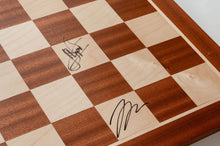 Load image into Gallery viewer, 2018 Champions Showdown Aronia vs. Dominguez Autographed Wooden Board
