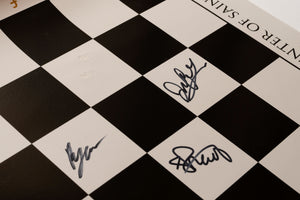 *2019 US Junior Chess Championship Autographed Vinyl Board