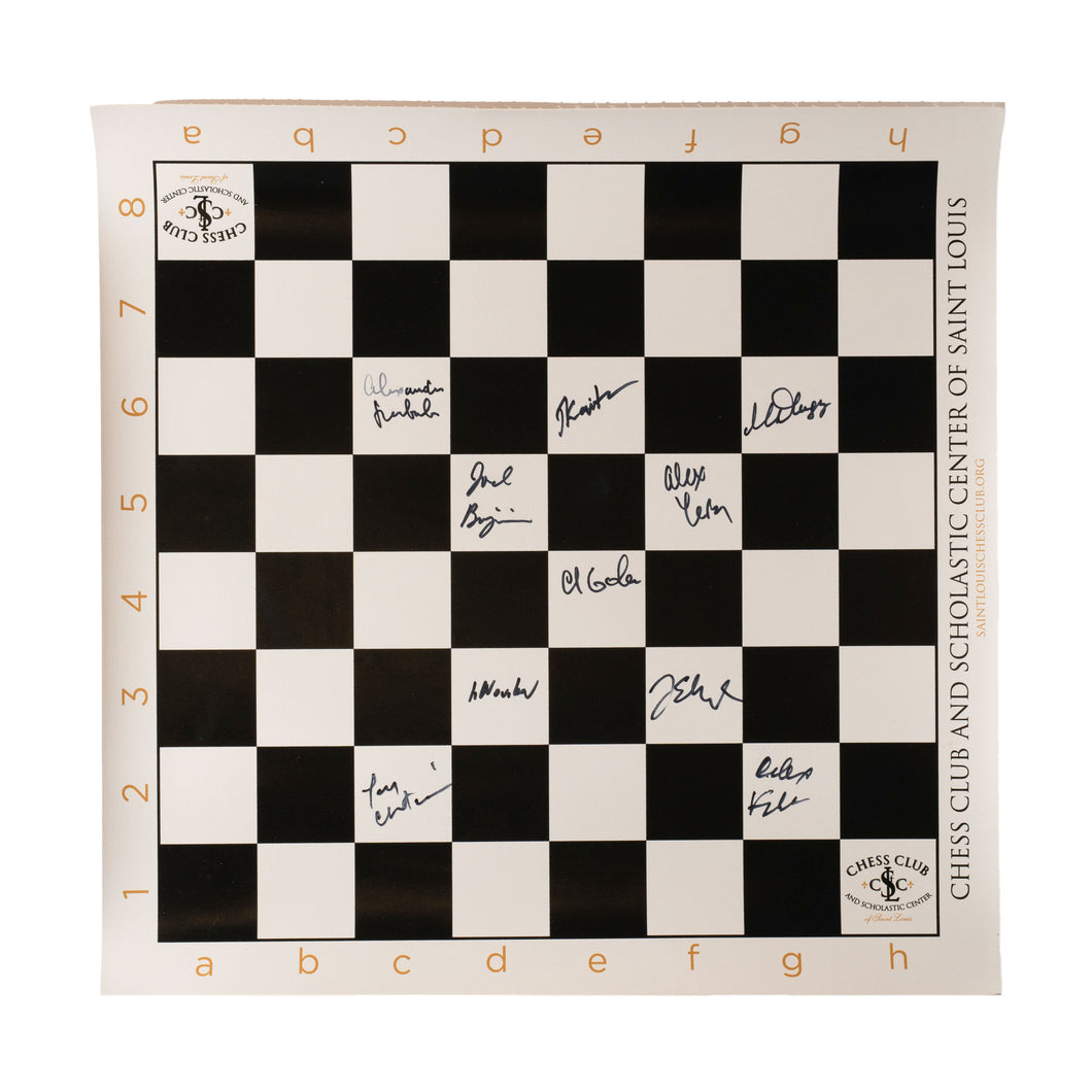 image of autographed vinyl board