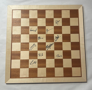 2024 9LX Autographed Wooden Board
