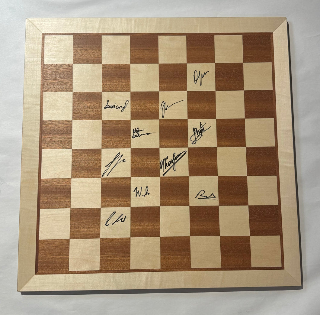 2024 9LX Autographed Wooden Board
