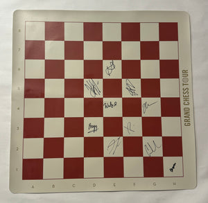 2024 Superbet Chess Classic Romania Autographed Vinyl Board