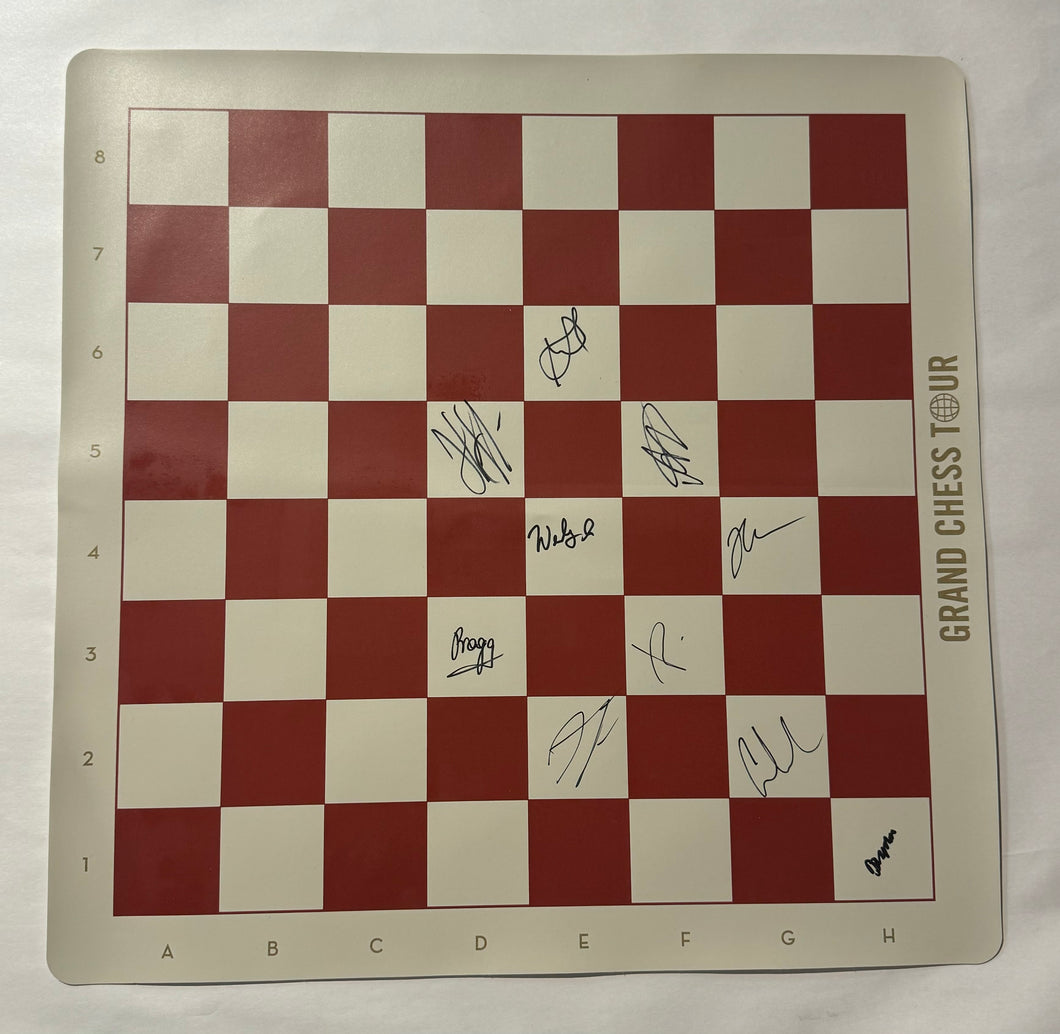 2024 Superbet Chess Classic Romania Autographed Vinyl Board