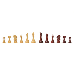 4.4" Noble Staunton Rosewood Chessmen