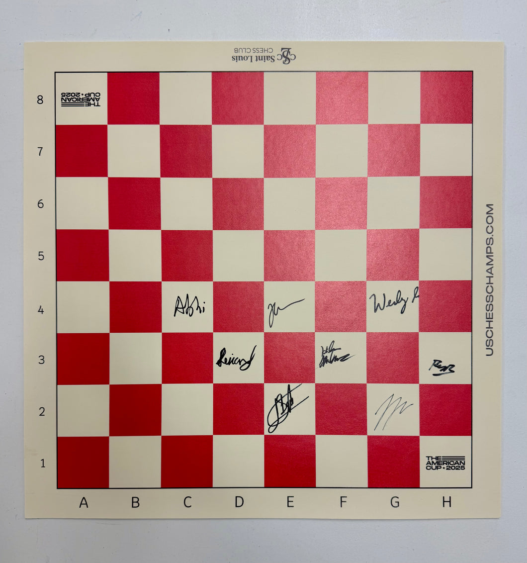 2025 American Cup Vinyl Board (Autographed by Open Field)