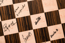 Load image into Gallery viewer, 2025 Cairns Cup Autographed Zebrawood Board
