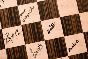 2025 Cairns Cup Autographed Zebrawood Board