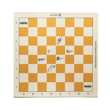 Load image into Gallery viewer, image of autographed vinyl chess board
