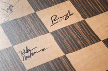 Load image into Gallery viewer, 2025 The Champions Showdown - The Kings [Autographed by all players] on Zebrawood Board
