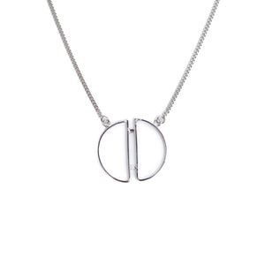 Double Half Circle Delicate Necklace