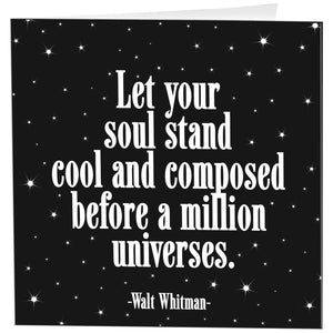Quotable Cards - Let Your Soul Stand Cool