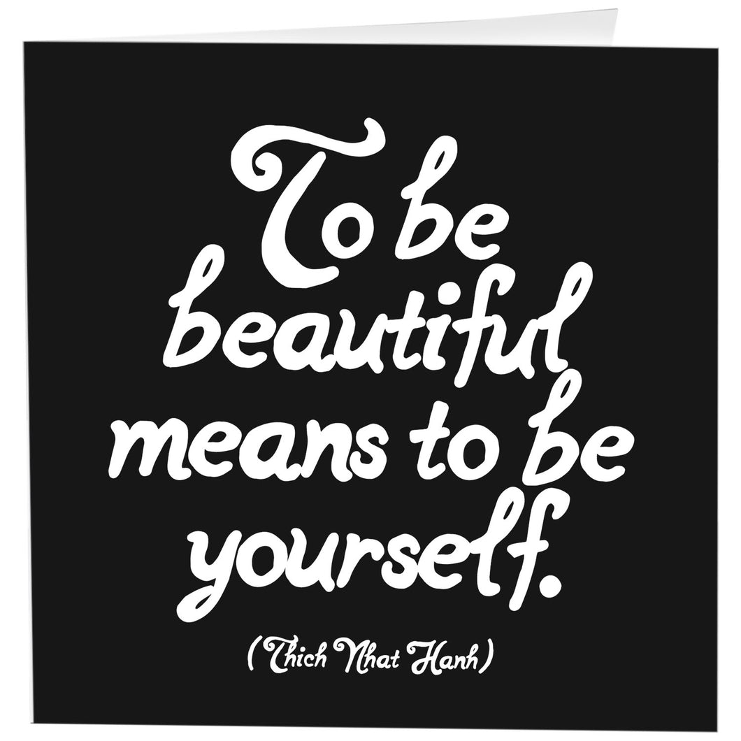 Quotable Cards - To Be Beautiful