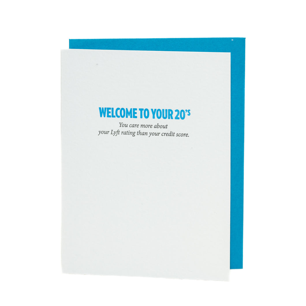 King Friday Greeting Card - 20s Credit Score