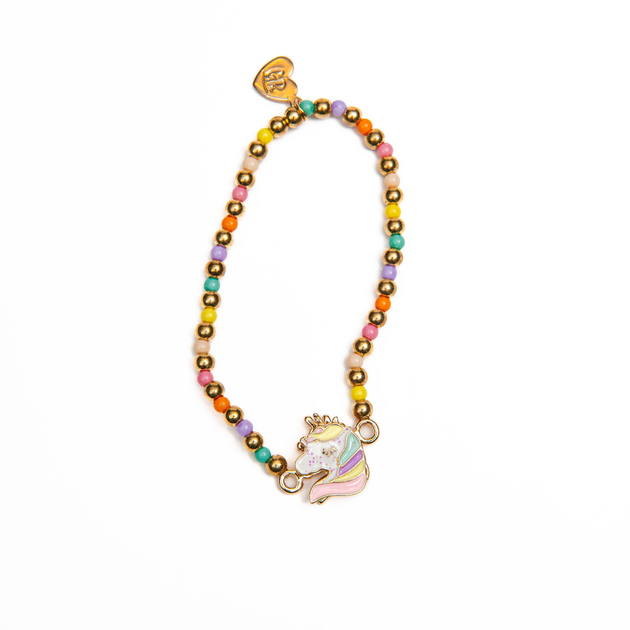 Load image into Gallery viewer, Unicorn Spinner Bracelet. Featuring a centered figure that actually spins!
