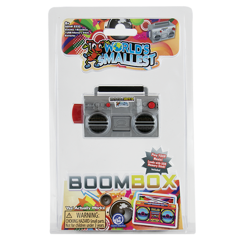 image of World's Smallest Boom Box
