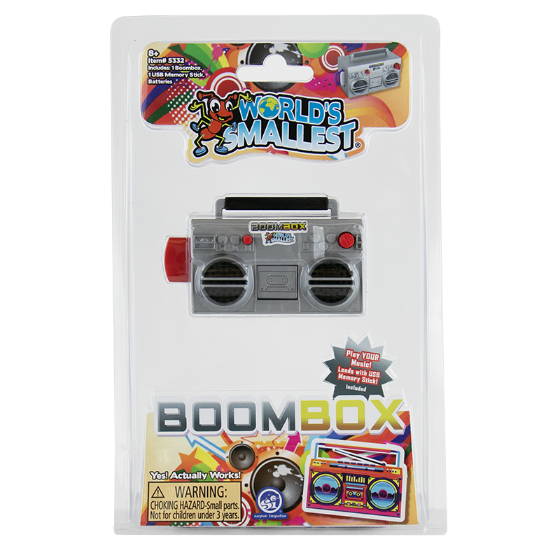 image of World's Smallest Boom Box
