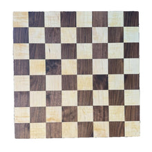 Load image into Gallery viewer, 20&quot; Saint Louis Made Walnut &amp; Maple Chessboard
