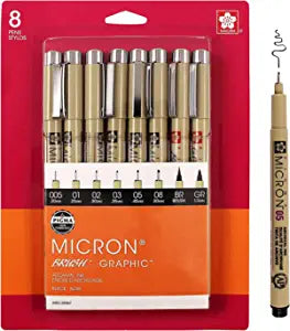 Pigma Micron Pen Set