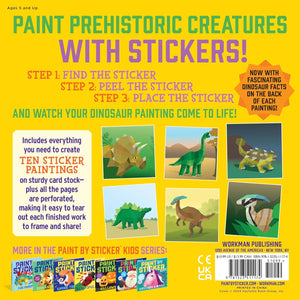 Paint By Sticker Kids - Dinosaurs