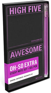 *Sticky Note Set with Gel Pen
