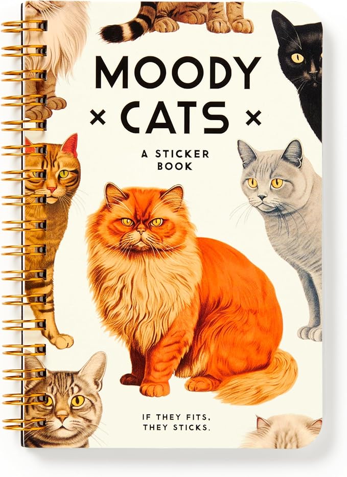 The Moody Cats Sticker Book