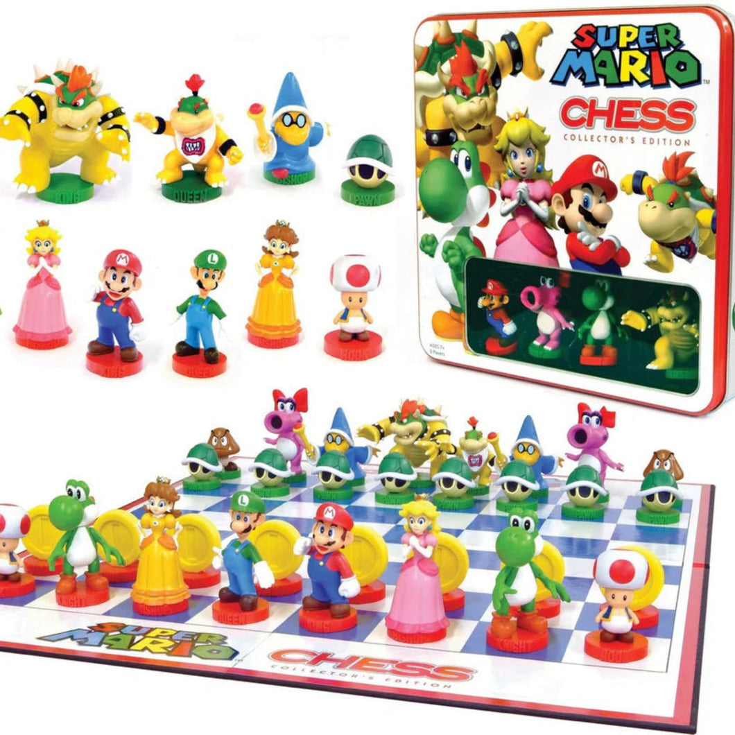image of Super Mario Chess set 