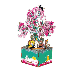 DIY Cherry Blossom Music Box