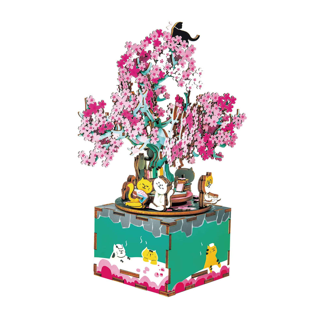 *DIY Cherry Blossom Music Box