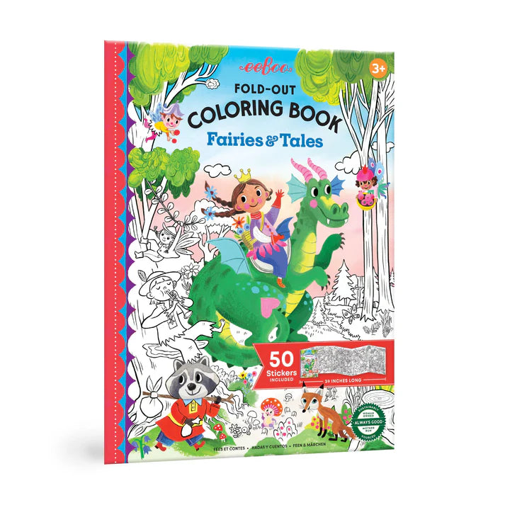 *Fold-Out Coloring Book - Fairies and Tales