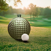 Load image into Gallery viewer, Golf Ball Flask (flask) 4.5" x 5" x 1.5" (funnel) dia. 1.5" x 1
