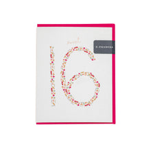 Load image into Gallery viewer, Sweet 16 Birthday card
