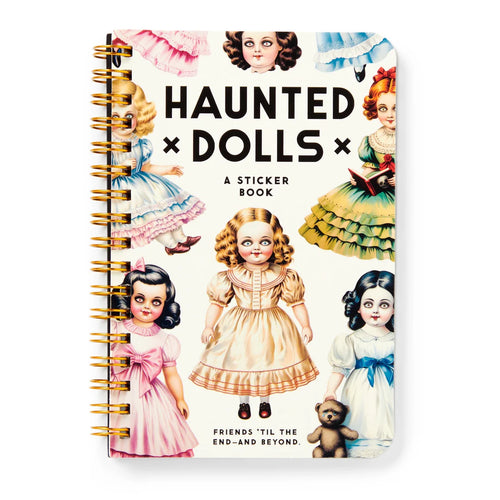 image of haunted dolls sticker book
