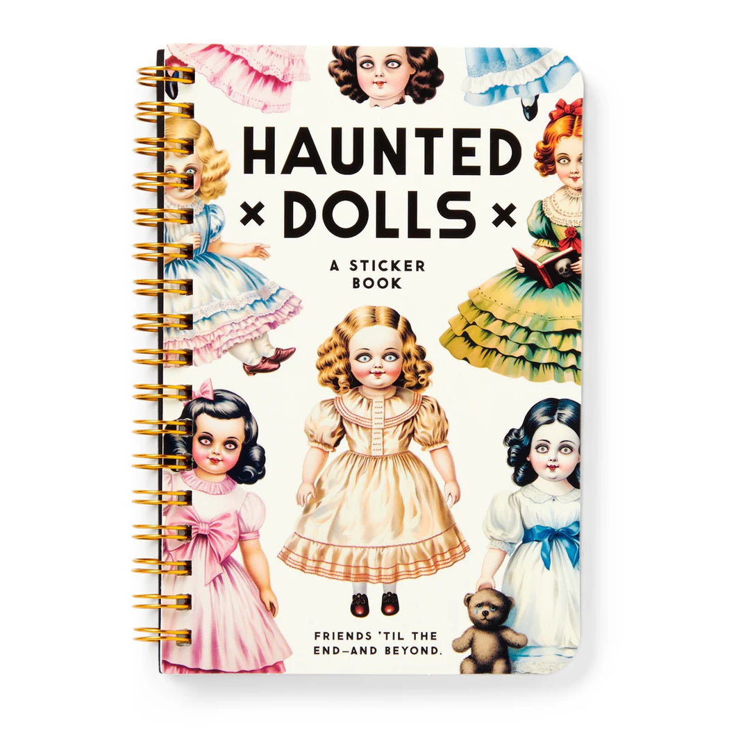 image of haunted dolls sticker book
