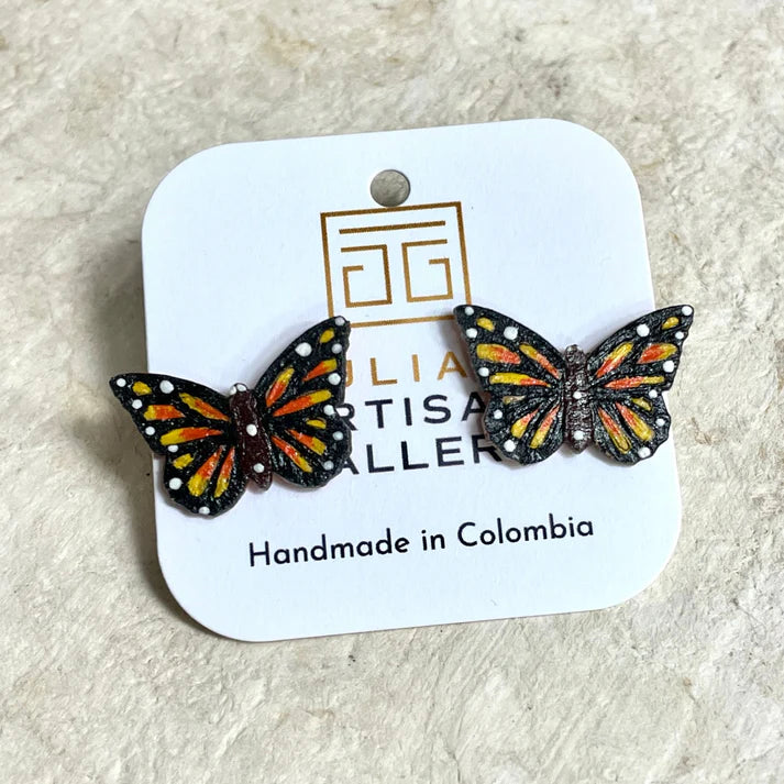 Monarch Butterfly Earrings