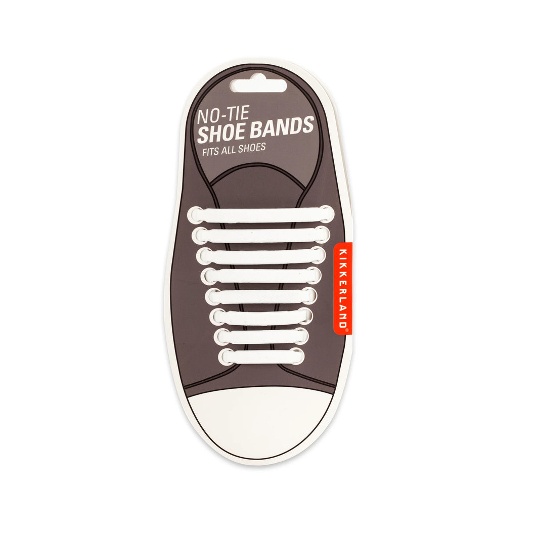 #White No-Tie Shoe Bands