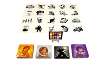 Load image into Gallery viewer, Codenames: Pictures, the spy world gets a visual twist, now featuring refreshed artwork, a revised set of images, a bold new box design, and a neat insert that keeps your game organized.

