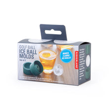 Load image into Gallery viewer, Golf Ball Ice Ball Molds. Set of 2 silicone molds

