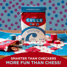 Load image into Gallery viewer, CULLS is the portable abstract strategy game that feels familiar but is unexpectedly clever in its simplicity.
