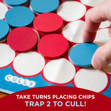 Load image into Gallery viewer, CULLS is the portable abstract strategy game that feels familiar but is unexpectedly clever in its simplicity.
