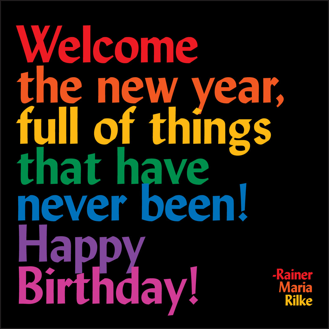 Quotable Cards - Welcome New Year