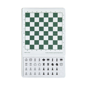 World Chess Hall of Fame Large Checkbook Magnetic Chess Set