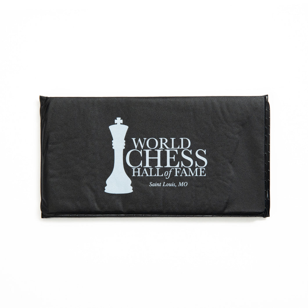 World Chess Hall of Fame Large Checkbook Magnetic Chess Set