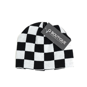 Chessboard Knit Cap