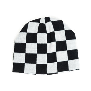 Chessboard Knit Cap