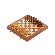 Load image into Gallery viewer, 10&quot; Folding Magnetic Chess/Checkers/Backgammon Set
