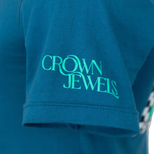 Load image into Gallery viewer, Crown Jewels Unisex Teal T-Shirt
