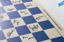Load image into Gallery viewer, *2024 US Chess Championship Vinyl Board [Autographed by ALL PLAYERS]
