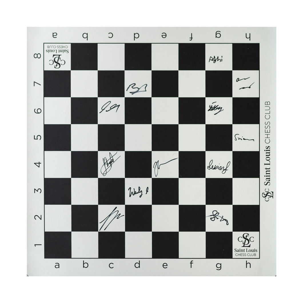 2023 US Chess Championship Vinyl Board [Autographed by Open Field]
