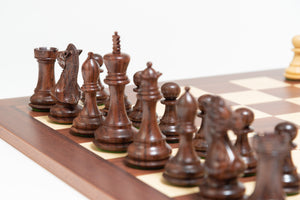 Anjanwood Exclusive Chess Set on Maple Board