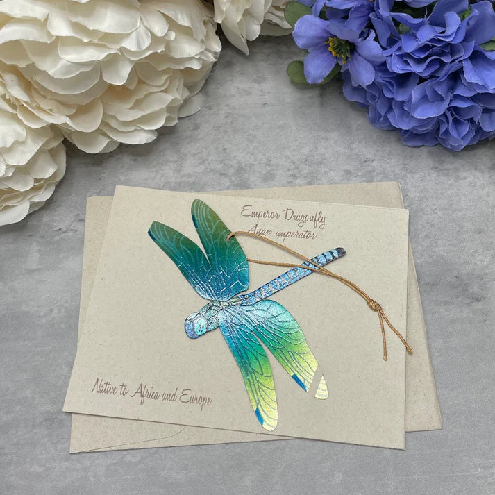 Dragonfly Ornament and Notecard